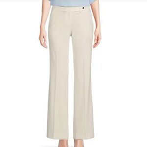 🤍 Calvin Klein Classic Fit Trouser Leg Stretch Luxe Pants – Cream – 4P ✨
